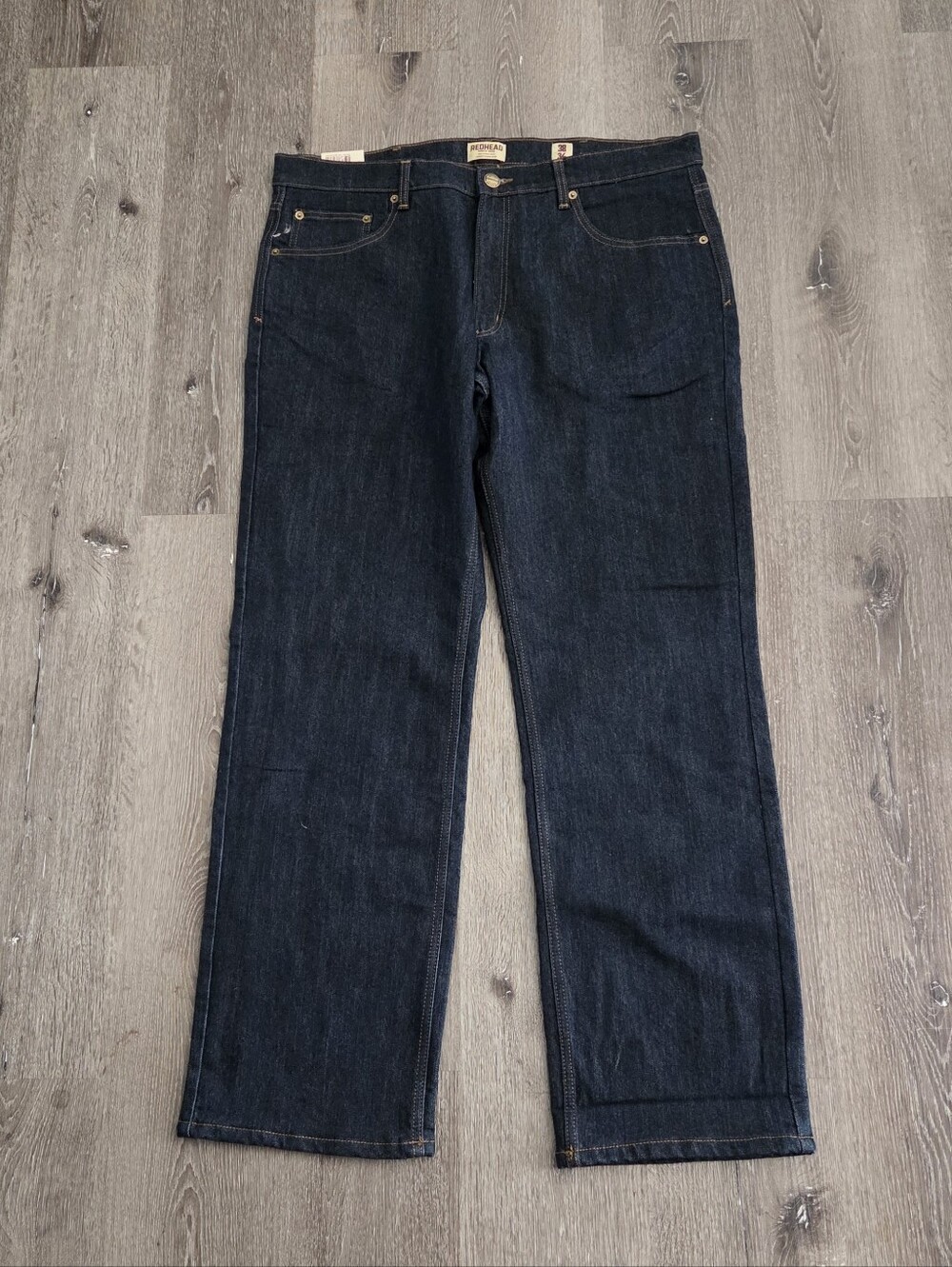 NEW RedHead Men’s SIZE 38X34 Relaxed Fit Flannel Lined Denim Jeans